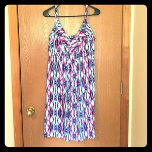 Bright colored sun dress