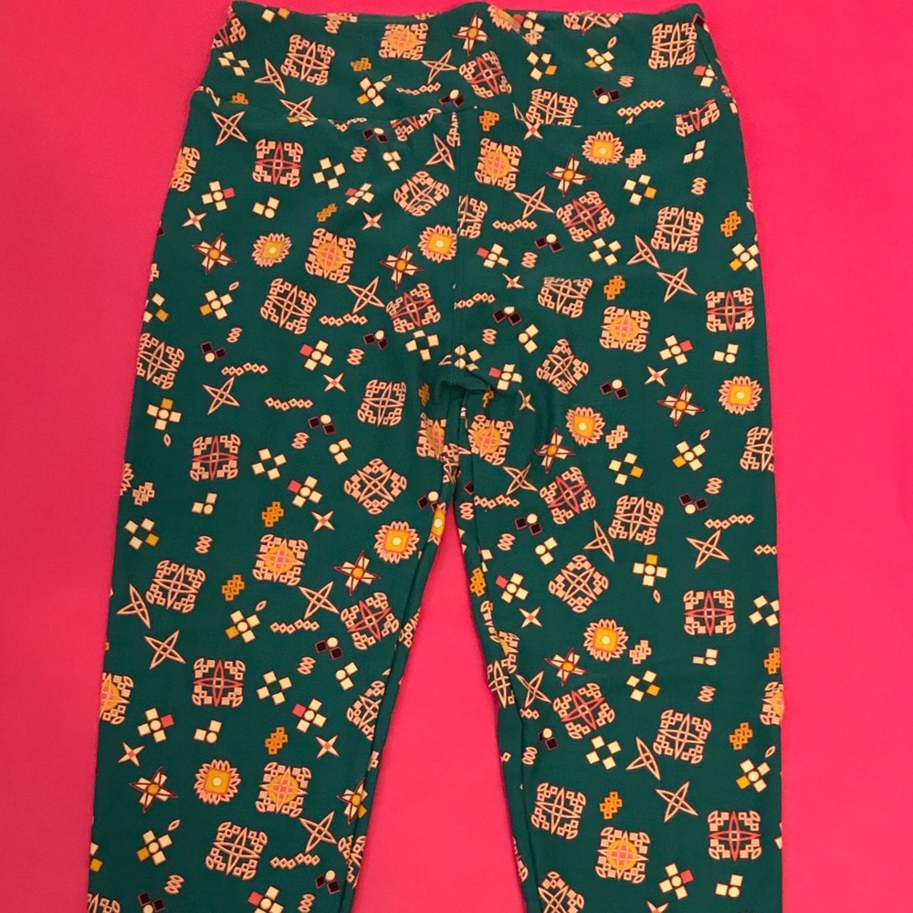 LulaRoe One Size Leggings- geometric print