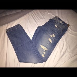 Ripped Hollister Jeans