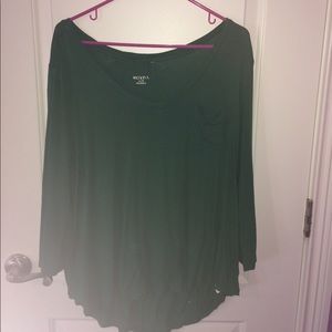 Long Sleeve Forest Green Shirt