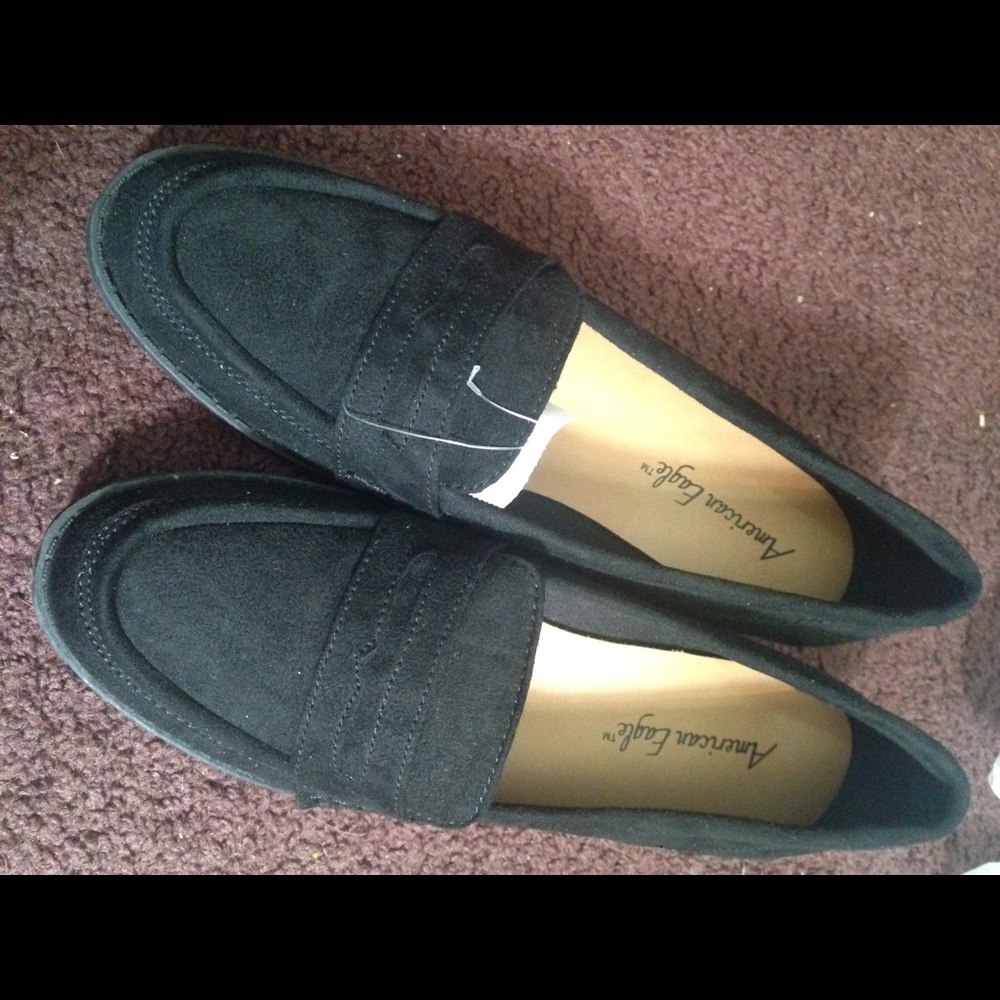 Black Slip-On Shoes