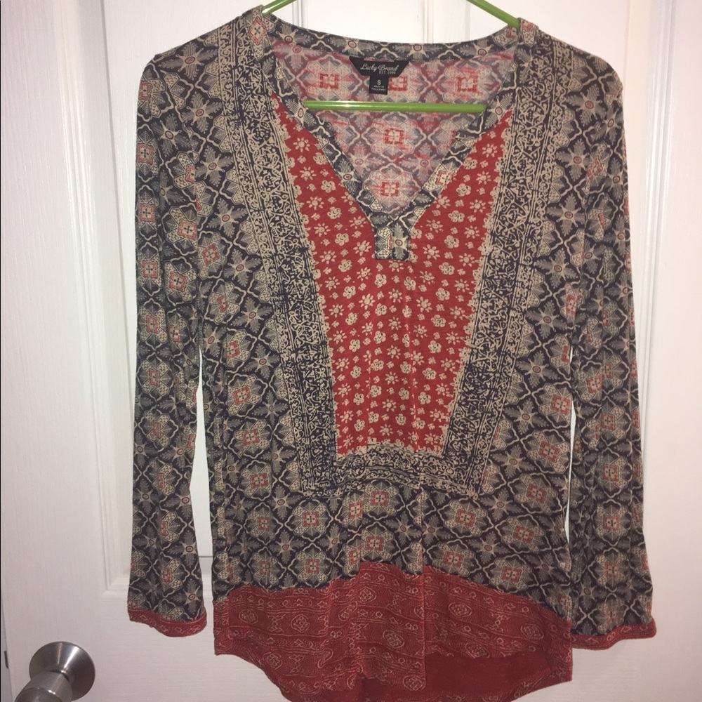 Patterned Lucky Brand top