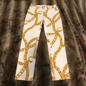 Celine chain print logo pants Celine chain print logo pants