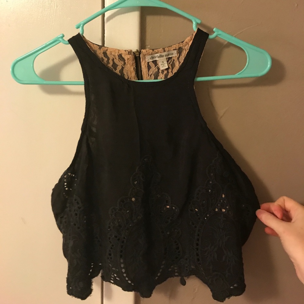 Black Crop Top
