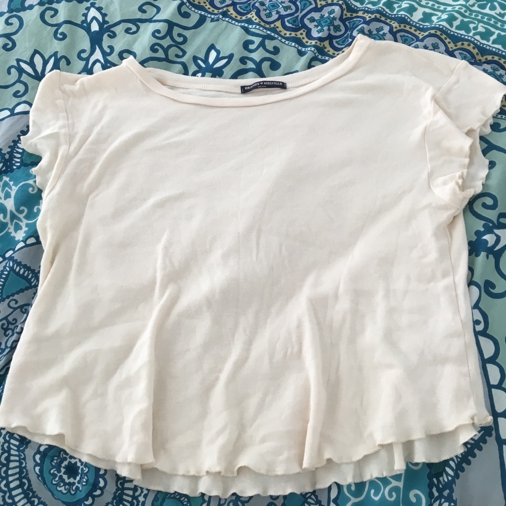 Brandy Melville cream shirt