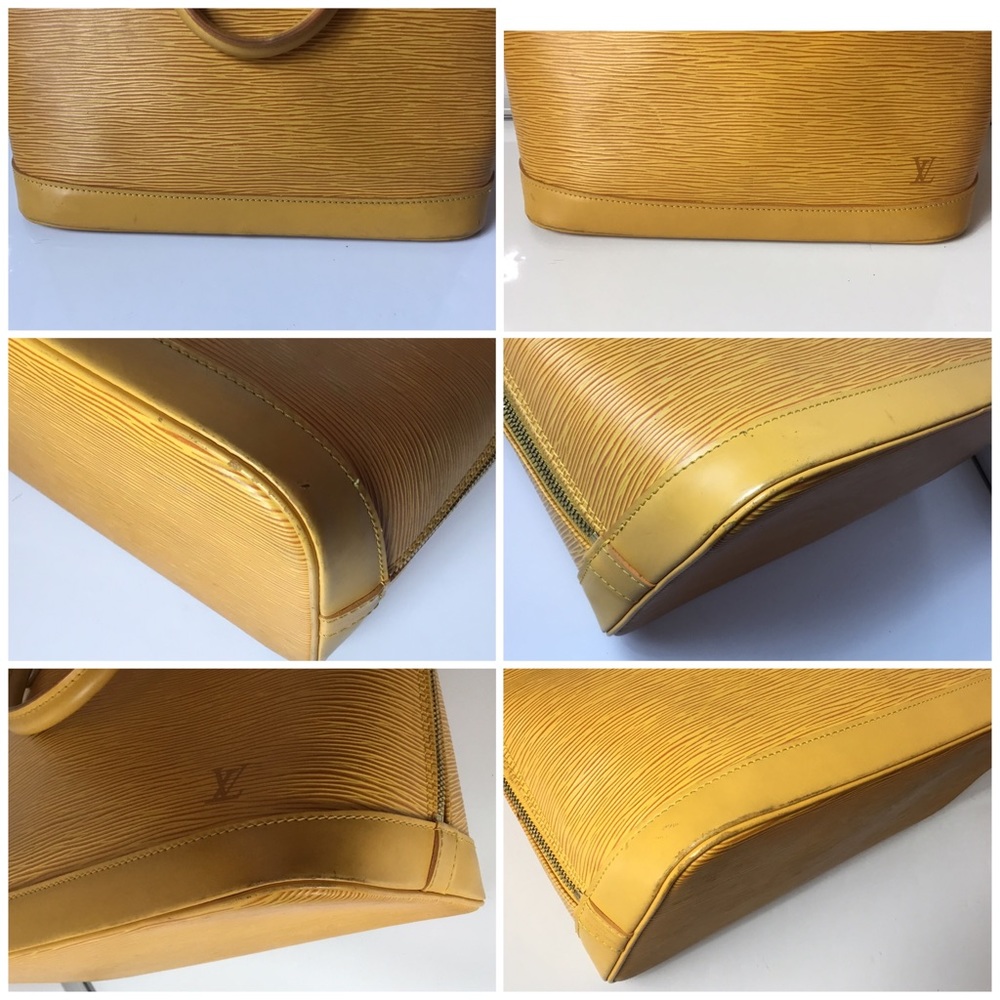SOLD-100% Authen Louis Vuitton Epi Alma Yellow - Picture 3 of 4