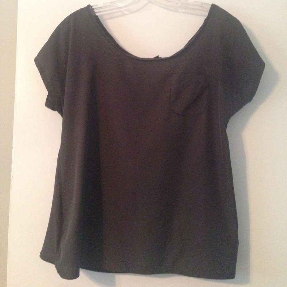 Charcoal grey top