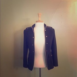 Zara military inspired fitted blazer