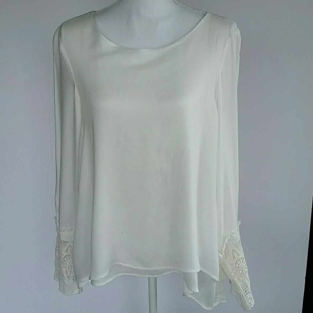 HARLOW & GRAHAM LONG SLEEVE BLOUSE