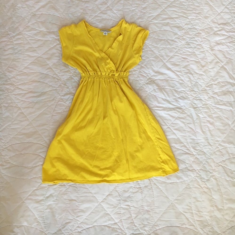 Yellow summer dress