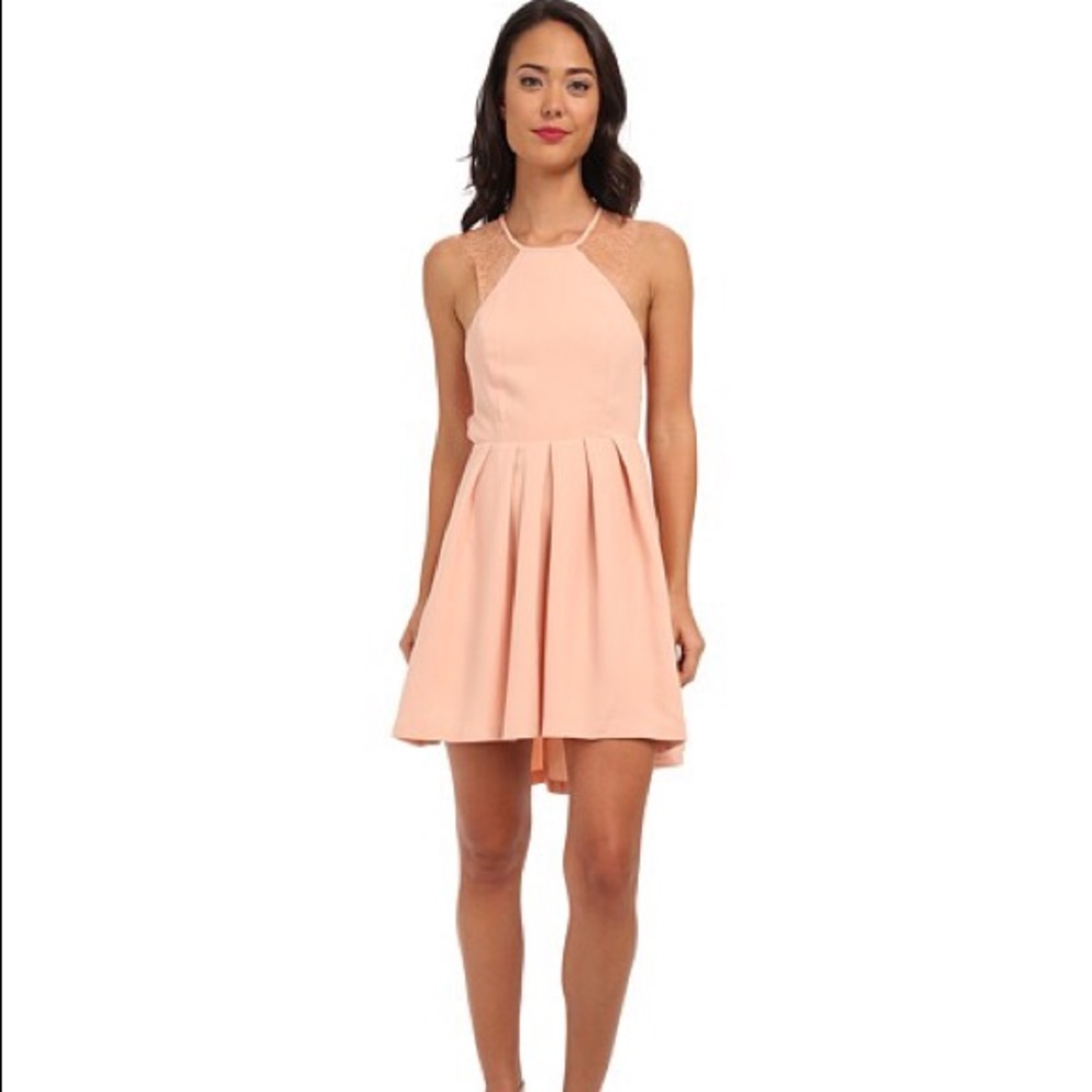 BCBGeneration Dress with Lace Trim