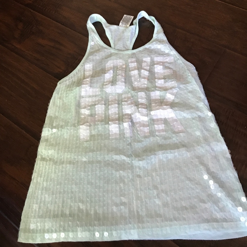Sparkly sequin tank top