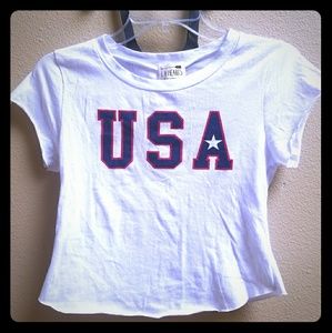 USA crop top