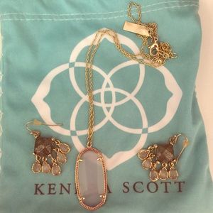 Kendra Scott set - necklace and earrings