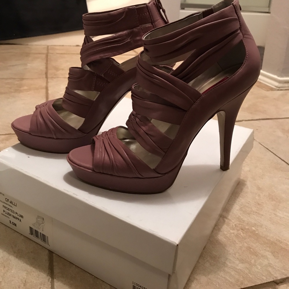 Frosted Plum Pumps