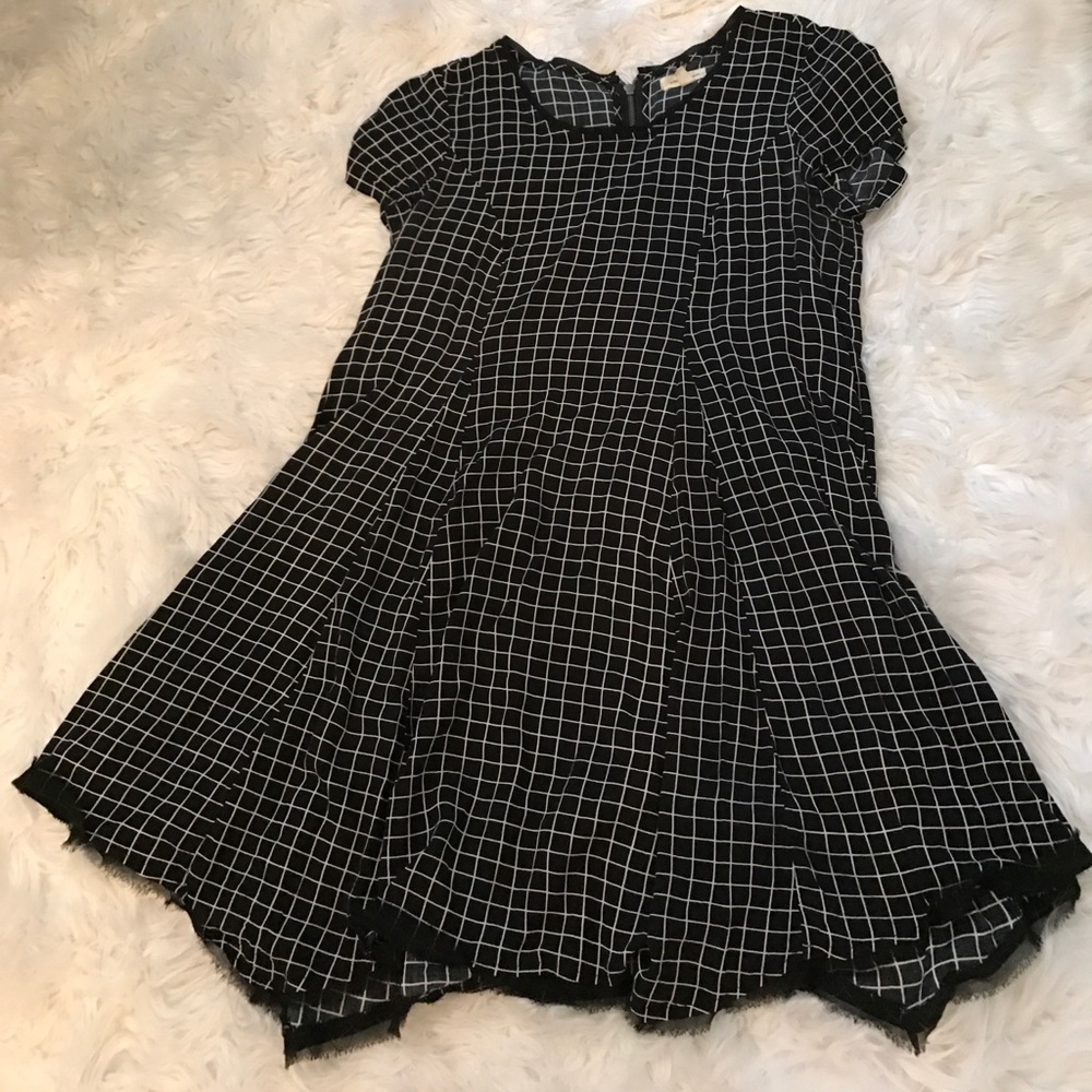 Trendy Grid Dress