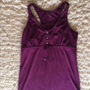 Athleta - quick dry dress - plum