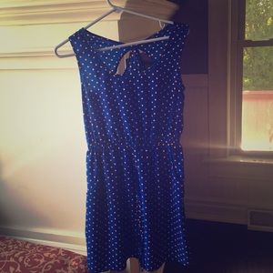 Blue Polkadot dress