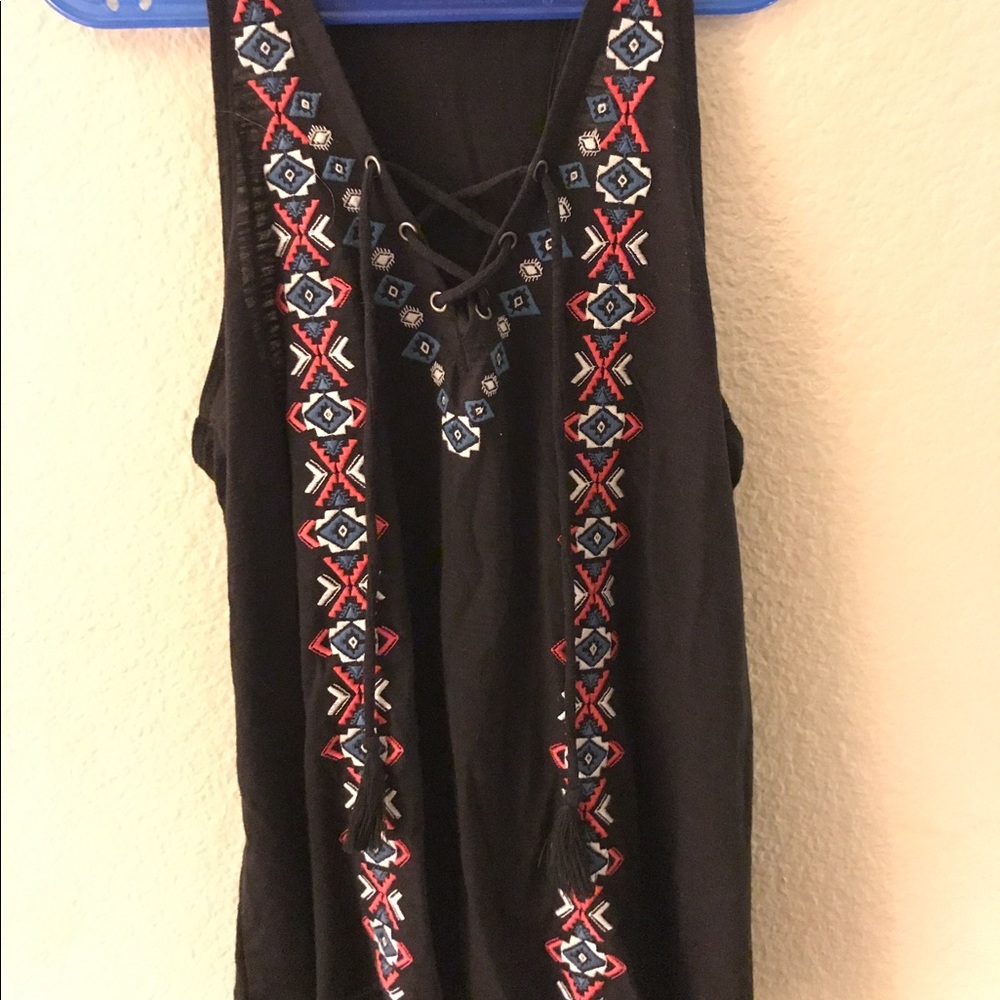 Cross cross tank top