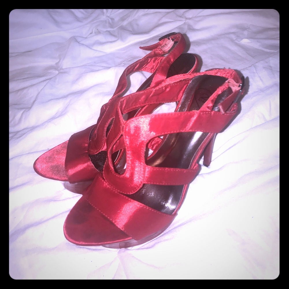 Super sex red Bebe shoes!