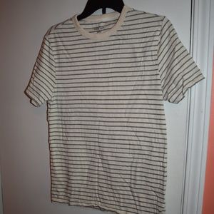Mens striped short-sleeve shirt