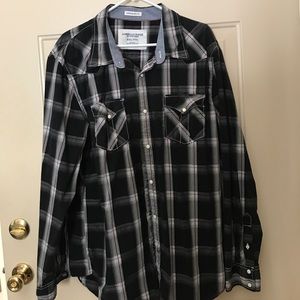 Men's American Eagle Dress Western Shirt Size XXL
