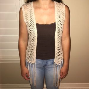 Boho Fringe Vest