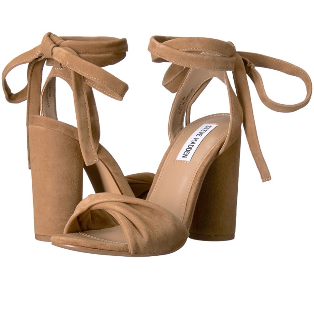 Steve Madden tie up Clary chunky heels