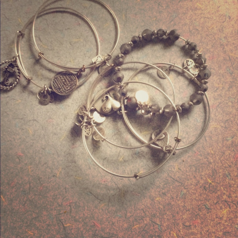 Bundle of Alex and ani bracelets!