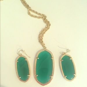 Kendra Scott Set - necklace and earrings