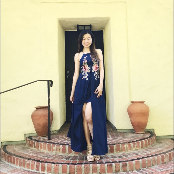 Floral Romper Dress - Picture 2 of 3