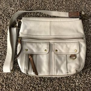 ***LAST MARKDOWN*** Fossil Cream Crossbody Bag