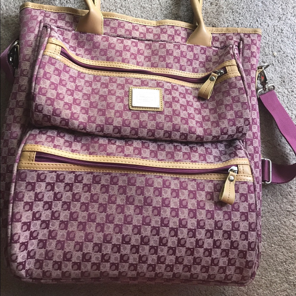 Liz Claiborne Monogrammed Travel/Laptop Bag