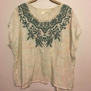 UO Staring at Stars embroidered top