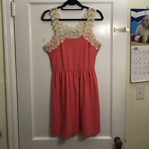 Crochet-strap summer dress
