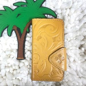 Patricia Nash Fiona phone wallet iPhone 6 mustard