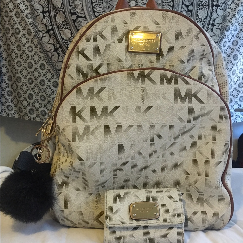 Michael Kors large Backpack w/ wallet