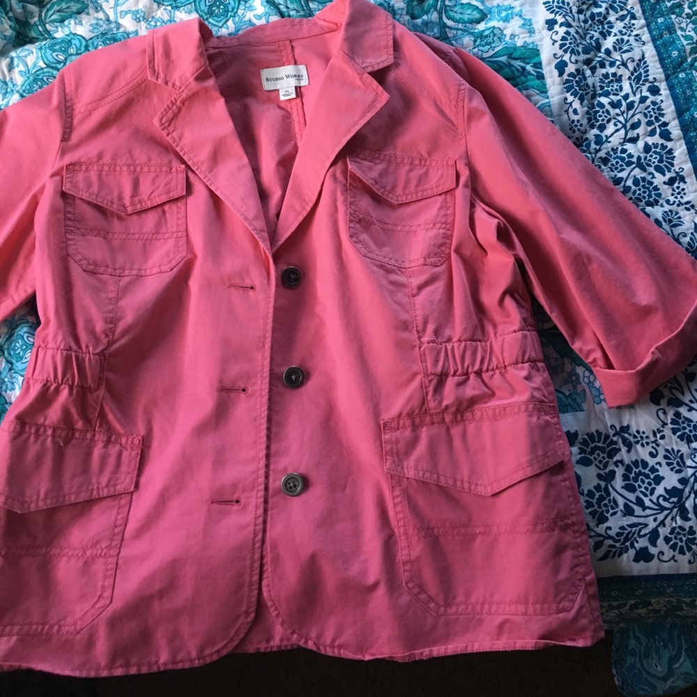 Pink blazer