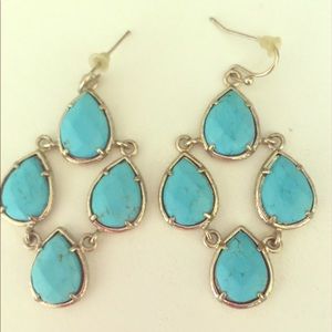 Kendra Scott Carlone earrings in turquoise