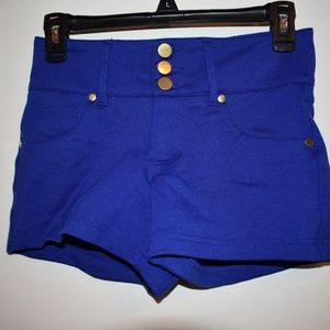 Blue shorts