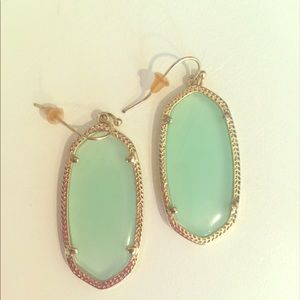 Kendra Scott Elle Earrings in light green