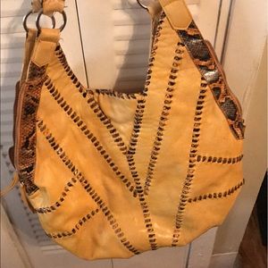 Charming Charlie's yellow purse