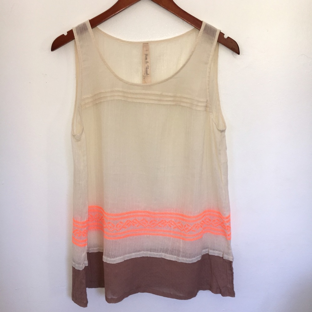 🍊HEM & THREAD cotton tank