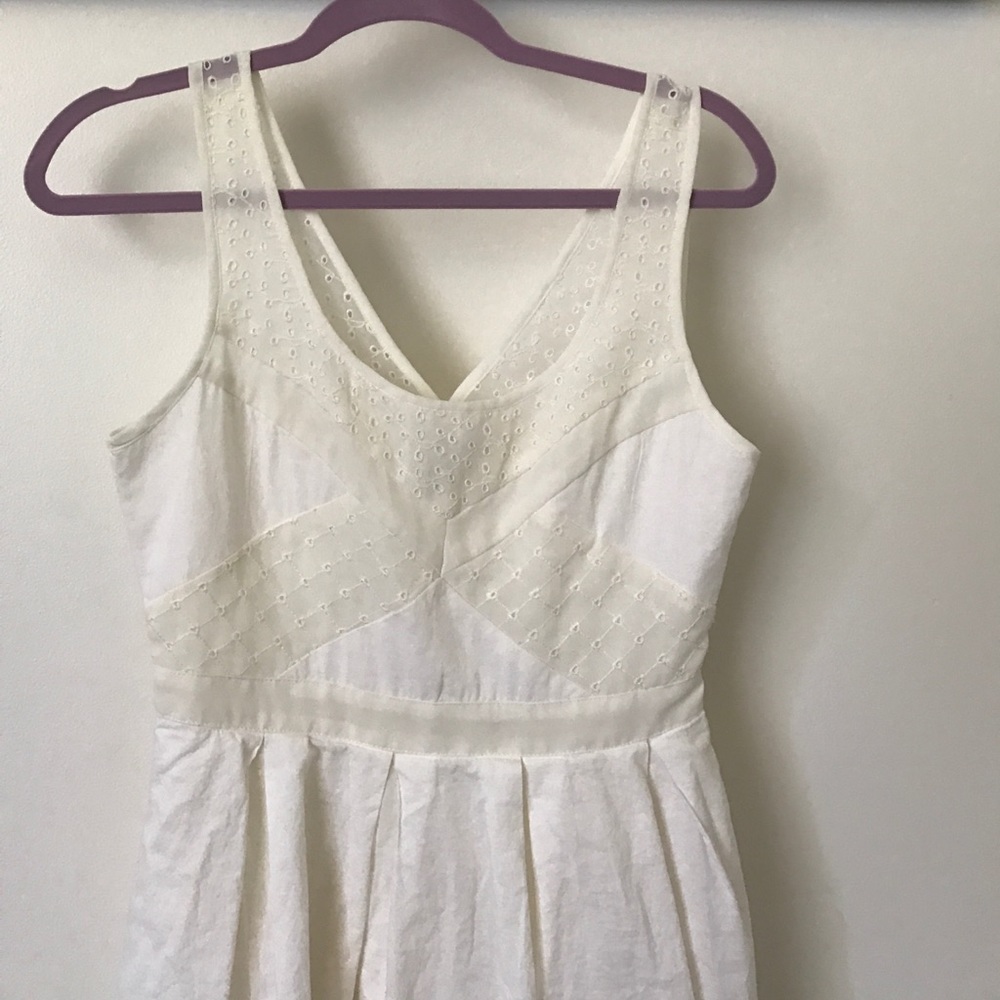 White American eagle lace sundress fitandflare