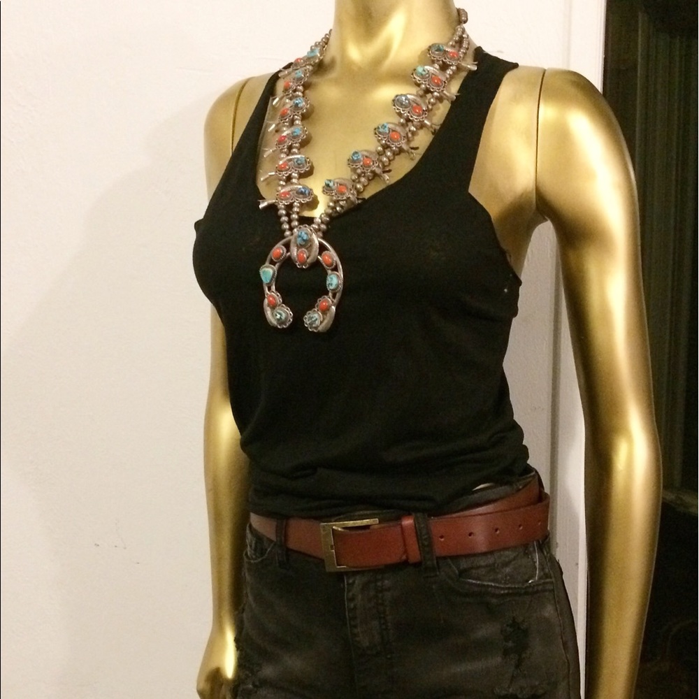 Sparkle and fade black tank
