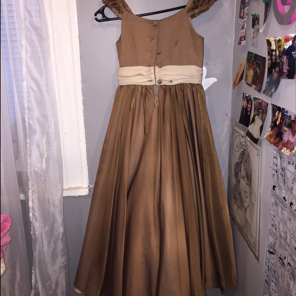 Little girl special occasion dress.