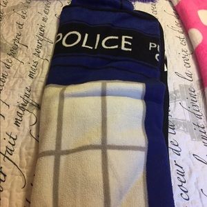 Doctor Who Tardis Blanket