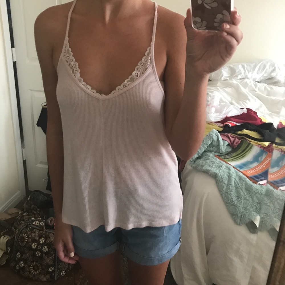 Urban outfitters light pink tank