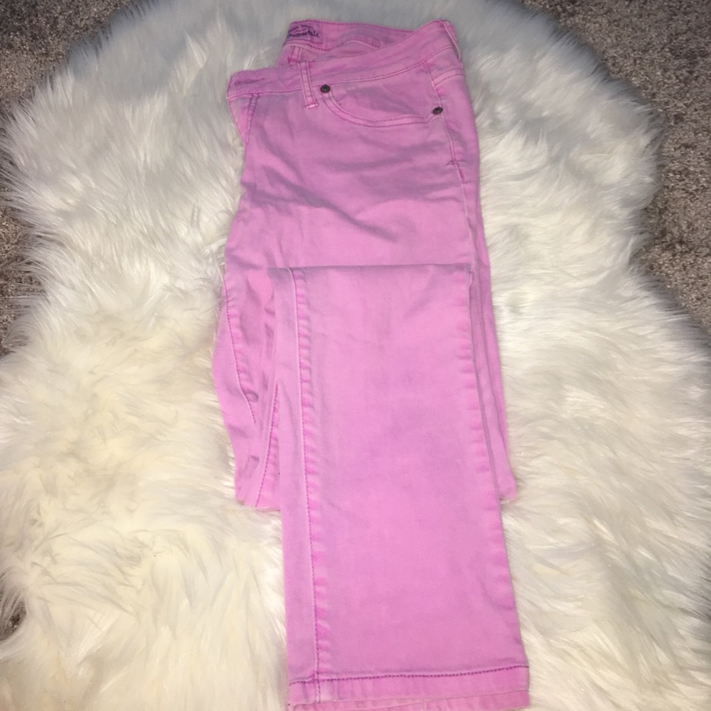 Pink Aeropostale skinny jeans