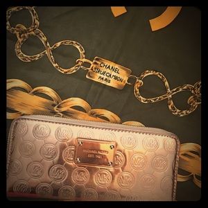 Michael Kors Rose Gold wallet.